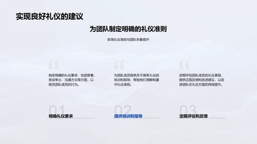 商务礼仪助业绩PPT模板