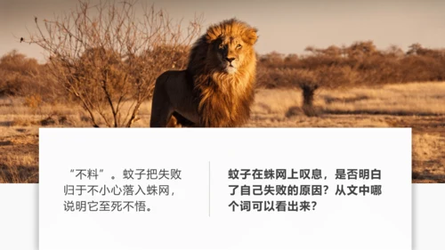 24 寓言四则《蚊子和狮子》课件(共23张PPT)