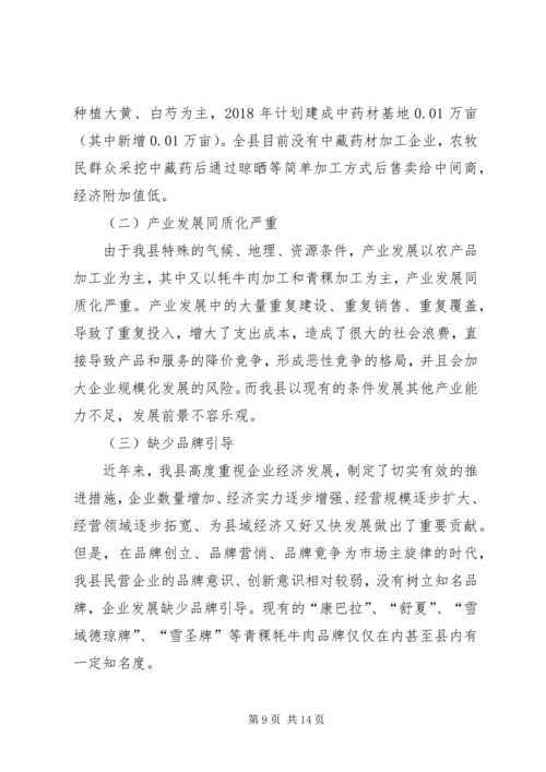 产业富民战略发展调研报告范文.docx