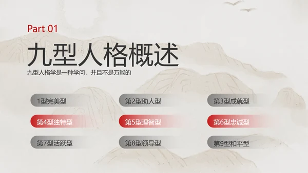 米色中国风企业员工心理洞察培训