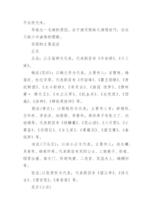 中国传统文化京剧介绍.docx