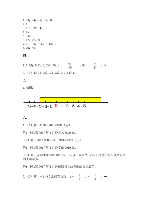 沪教版六年级数学下学期期末测试题附答案ab卷