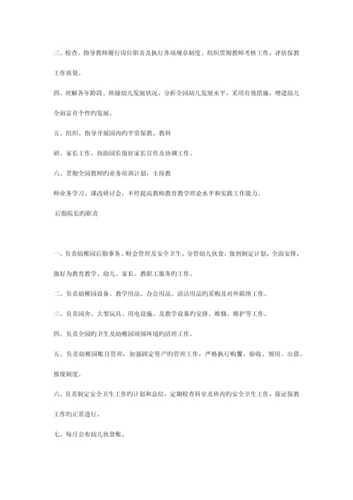 幼儿园管理工作体系制度.docx