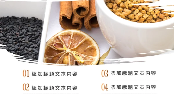 中医中药中国风简约风格PPT模板