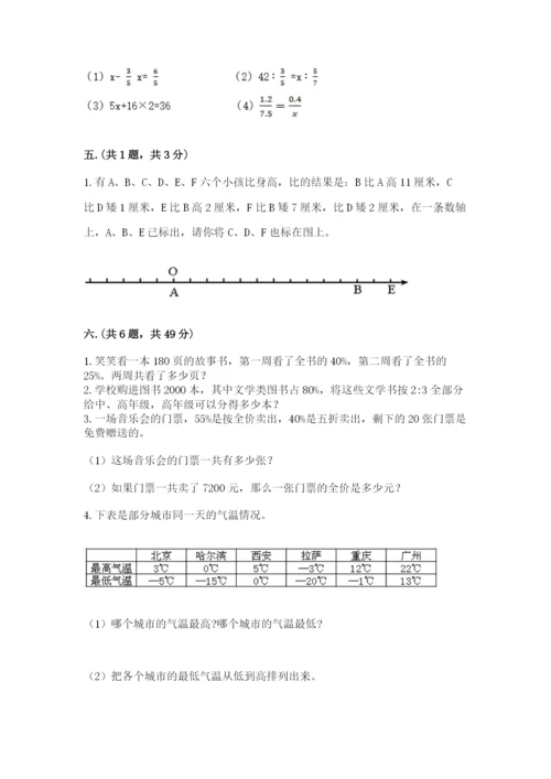 青岛版数学小升初模拟试卷附参考答案【研优卷】.docx