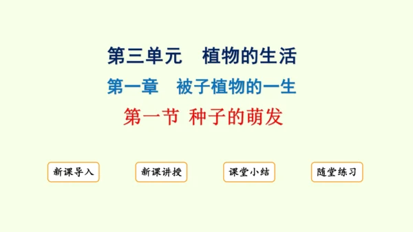 3.1.1 种子的萌发-七年级生物下学期同步精品课件（2024人教版）(共25张PPT)