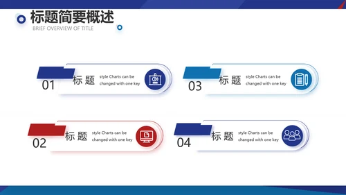 欧美风工作汇报总结商务PPT动态模板