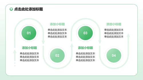 绿色渐变插画风暑假安全教育主题PPT模板