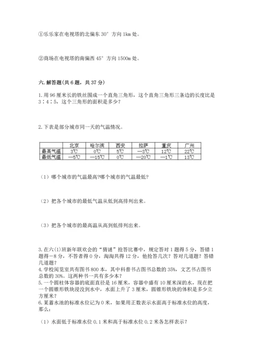 人教版数学六年级下册期末卷附答案（预热题）.docx