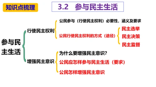 第三课追求民主价值复习课件(共26张PPT)