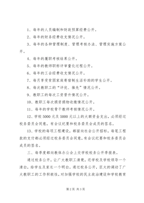 学校务公开工作报告 (6).docx