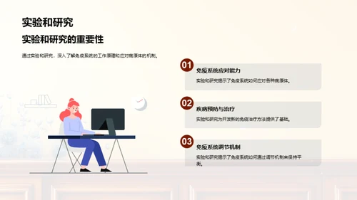 简约风生物医疗教学课件PPT模板