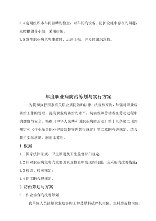 水泥有限责任公司职业卫生管理新版制度.docx