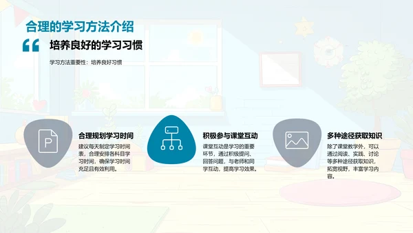 五年级学习指南PPT模板