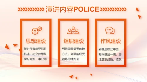 红色大气公安人民警察工作总结PPT
