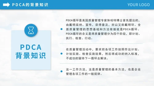 pdca循环企业管理员工培训PPT模板