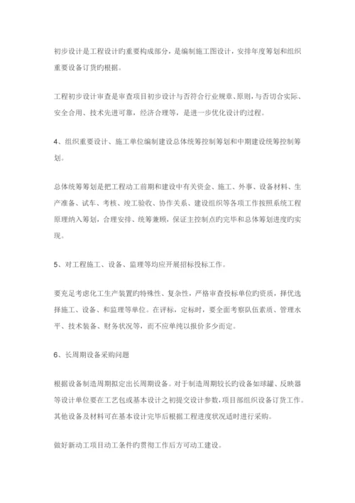 化工专项项目建设标准流程.docx