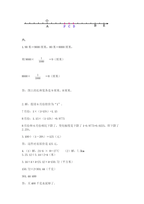 小学六年级数学毕业试题附完整答案【历年真题】.docx