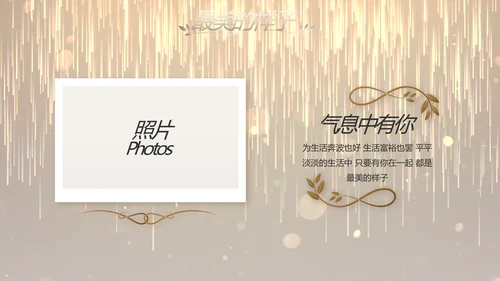梦幻风和婚礼婚庆策划活动动态PPT模板