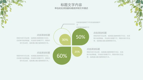 简约清新绿色医疗动态PPT模板