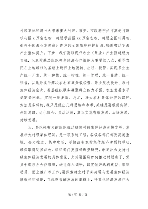 县委书记在调研村级集体经济时的讲话 (2).docx