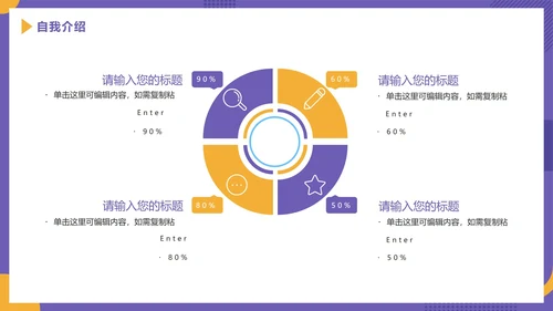 紫色商务竞聘简历PPT模板