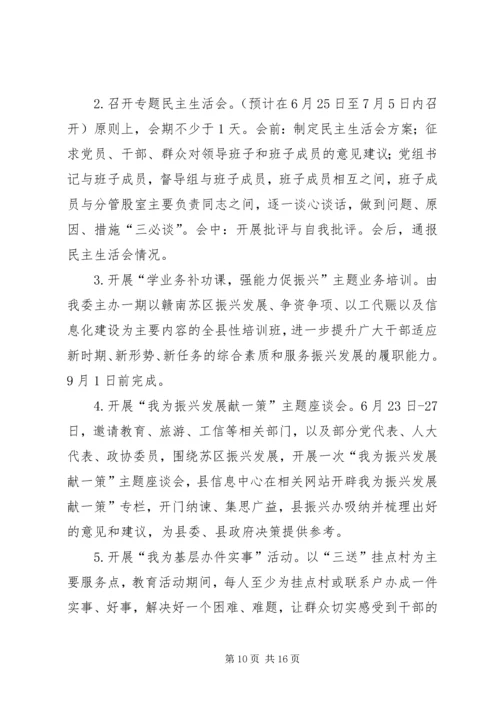 发改委教育实践专题工作汇报4篇.docx