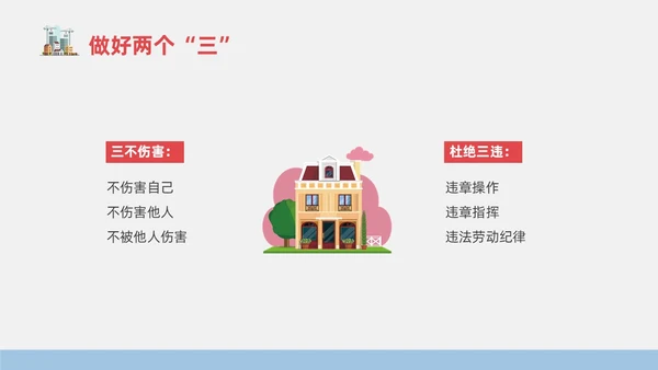 蓝色简约风物业安全生产培训课件安全教育