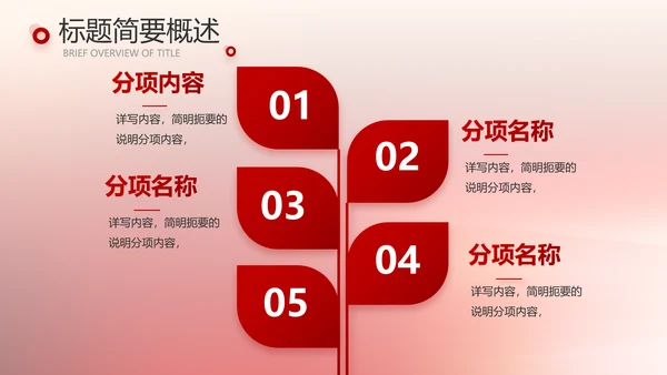 红色八一军事部队听党指挥工作总结汇报动态PPT