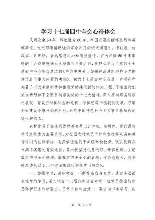 学习十七届四中全会心得体会 (10).docx