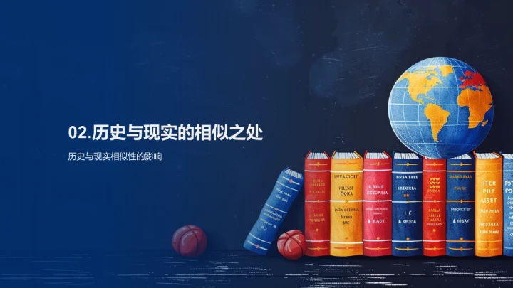 历史现实对照PPT模板