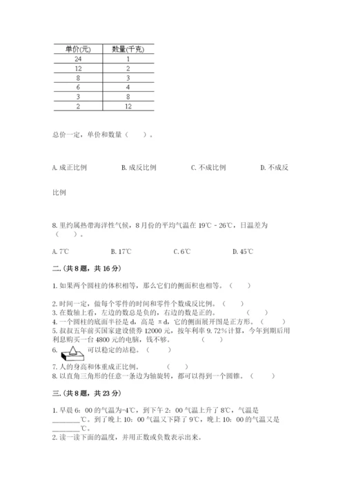 苏教版小升初数学模拟试卷【精选题】.docx