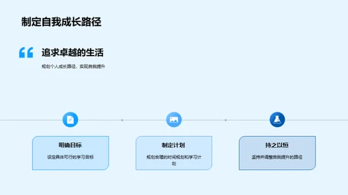 成长之路 自我突破