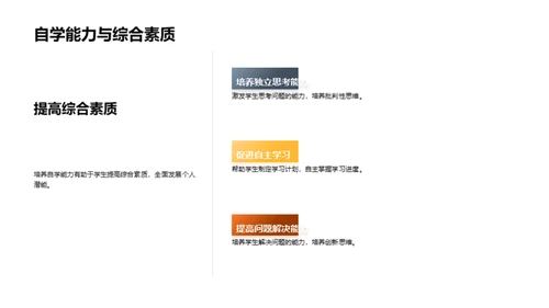 初三自学能力提升