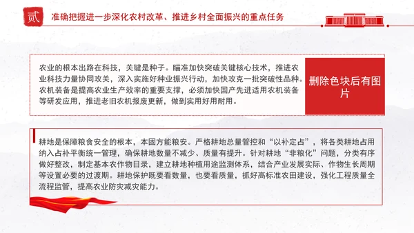 贯彻落实中央农村工作会议精神和2025年中央一号文件部署党课PPT