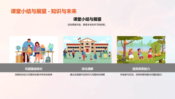 小学几何图形教学PPT模板