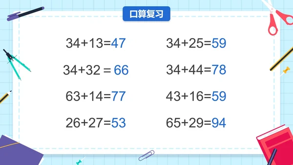人教版三年级数学万以内的加法和减法一课件PPT模板