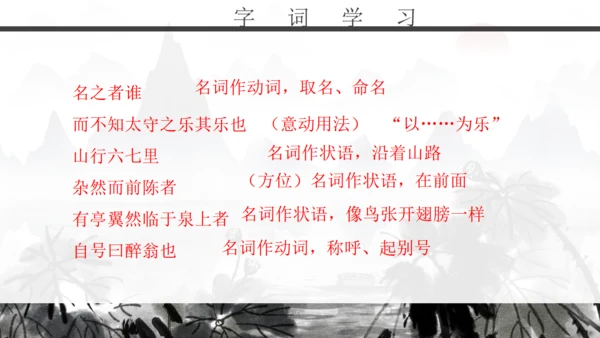 人教版初二年级语文《醉翁亭记》通用PPT课件