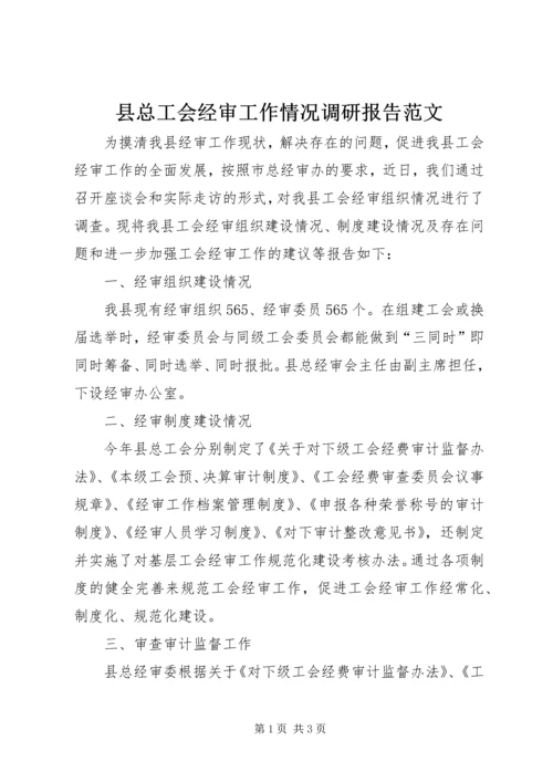 县总工会经审工作情况调研报告范文.docx