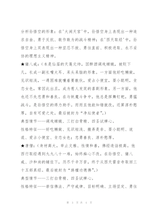 《西游记》名著阅读知识总结.docx