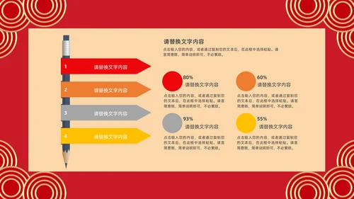 中国传统节日除夕夜由来习俗通用PPT模板