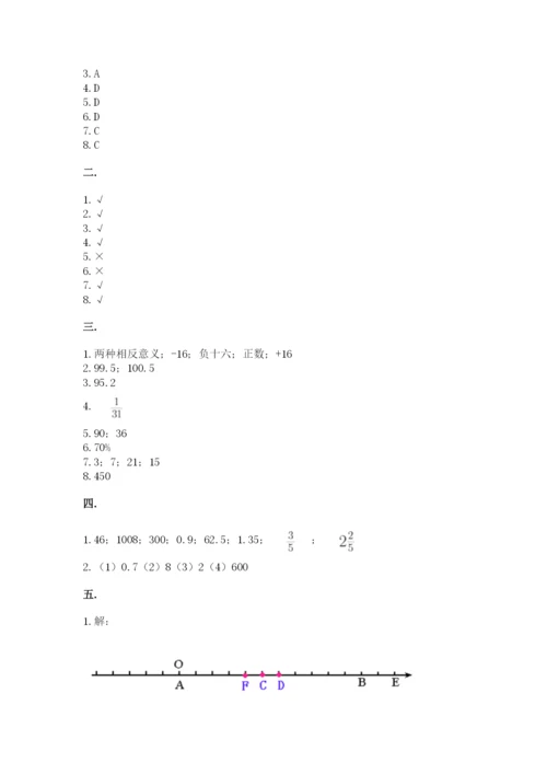 冀教版小升初数学模拟试题精品【历年真题】.docx