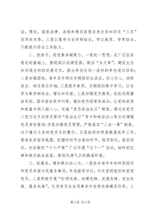 村级党建工作汇报 (2).docx