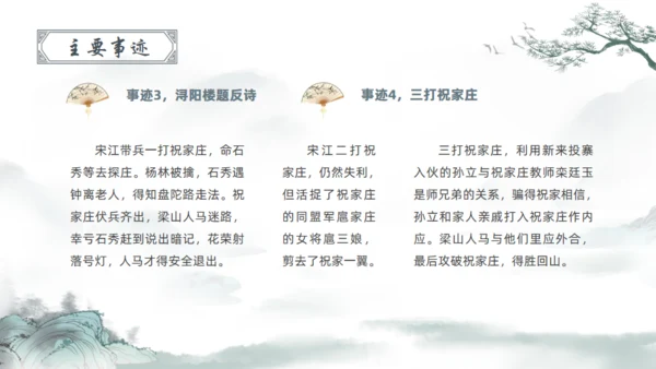 水浒传宋江通用PPT模板