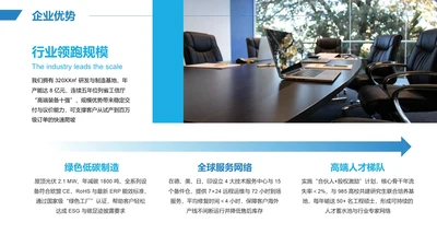 商务风含图片PPT流程