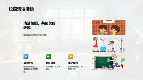 班会学习生活总结报告PPT模板