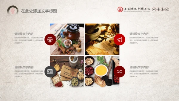 传统中医学中医院中医文化中草药PPT模板