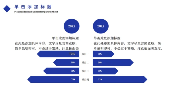 蓝色商业风科技电子信息企业宣传通用PPT模板
