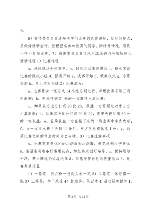 部门羽毛球赛方案.docx