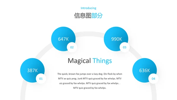 干净蓝色简洁设计公司简介商务PPT模板